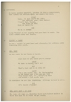 Moe Howard's 29pp. Script Dated February 1938 for The 1939 Three Stooges Film ''Three Little Sew and Sews'' -- Plus 3pp. Pages of Script Changes, Signed by Moe in Pencil -- Very Good